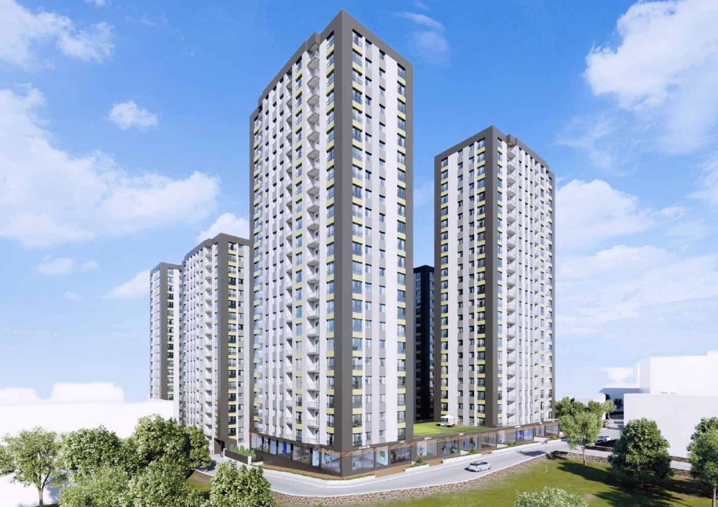 LUXURIOUS PROJECT WITH FAMILY CONCEPT IN BAGCILAR/ISTANBUL