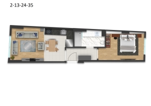 SUITABLE FOR RENTAL INVESTMENT AT THE HEART OF SISLI/ISTANBUL