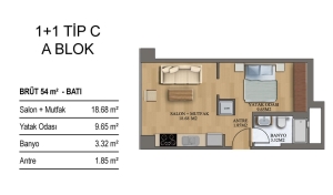 FAMILY CONCEPT PROJECT BRINGS A GOOD RENTAL INCOME IN KADIKOY/ISTANBUL
