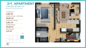 پروژه مفهومی خانوادگی و درآمد اجاره بالا در کاگیتان/استانبول