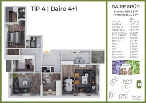 BAĞCILAR/İSTANBUL'DA AİLE KONSEPTLİ LÜKS PROJE