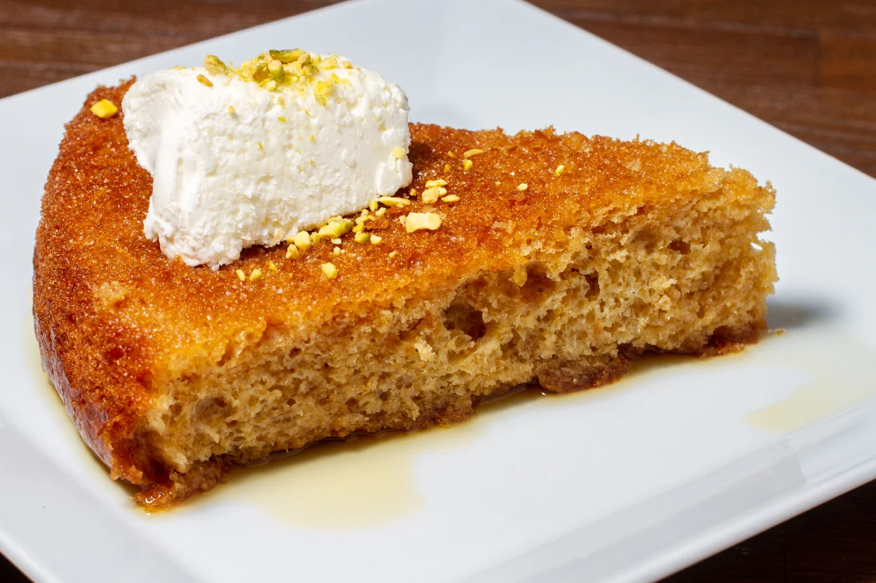 CRUMPETS IN THICK SYRUP (EKMEK KADAYIF)