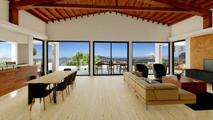 A GREAT VILLA CONCEPT PROJECT WITH MAGNIFICENT VIEW IN BODRUM/MUGLA