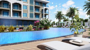 AWESOME PROJECT FOR COMFORTABLE LIFE WITH SEA VIEW IN ALANYA/ANTALYA